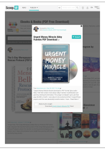 Urgent Money Miracle Abby Fuentes PDF Book free doc
