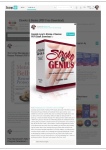 Cassidy Lyon's Stroke of Genius PDF Ebook FREE Doc