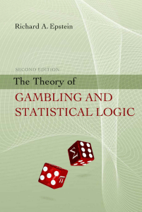 Richard A. Epstein - The Theory of Gambling and Statistical Logic, Second Edition-Academic Press (2009)