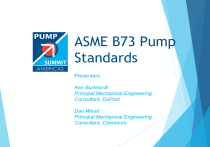 ASME B73 Pump Standards: Chemical Process Applications
