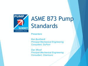 ASME B73 Pump Differences