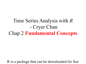 Chap 2 Time Series Analysis CryerChan with R