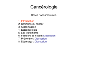 Cancérologie 