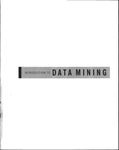 Data Mining Introduction