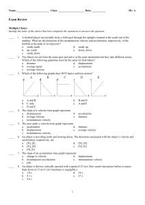 exam review MC - physics