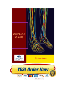 Neuropathy No More Pdf & Manual Download & How To Cure Peripheral Neuropathy