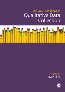 The SAGE Hnadbook of Qualitative Data Collection by Uwe Flick 2018