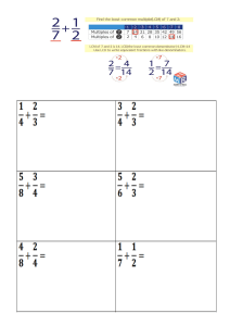 Adding fractions worksheet 