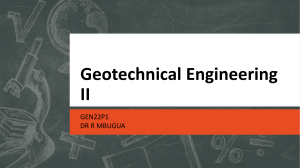 Geotechnical Engineering II.- Compaction