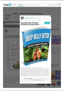 Deep Belly Detox PDF Book Meredith Shirk