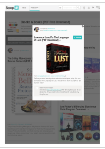 Lawrence Lanoff's The Language of Lust PDF Book Free Doc