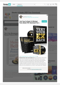 Text Your Ex Back 2.0 Michael Fiore eBook PDF Doc Free