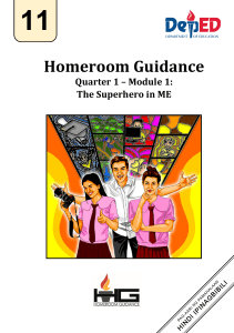 Homeroom 11 - Module 1.1