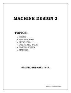 machince design
