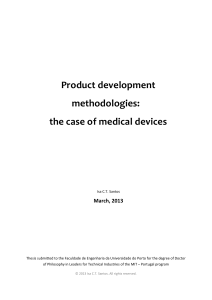 Medical Device Product Development Methodologies