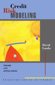Credit risk modeling- David Lando - Princeton University Press (2004)
