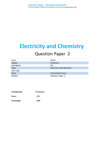 6.2 electricity and chemistry ms- igcse cie chemistry - extended theory paper