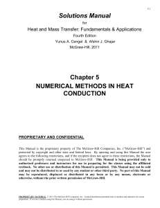 capitulo 05 solucionario transferencia calor y masa cengel 4th ed 