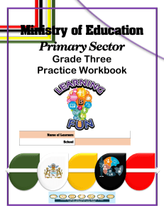 Grade 3 Practice Workbook 2020