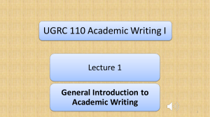 UGRC 110 Complete Lecture Slides-1