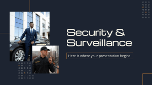 Security and Surveillance by Slidesgo
