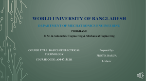 Week-1, Lecture-1, Introduction to Basics of Electrical Technology