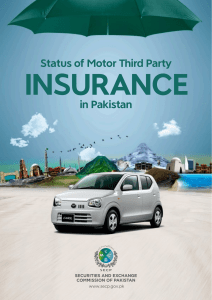 Motor Third Party Insurance in Pakistan: Status & Analysis