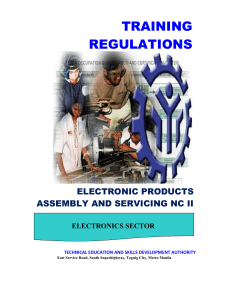 TR-Electronic Products Assembly and Servicing NC II
