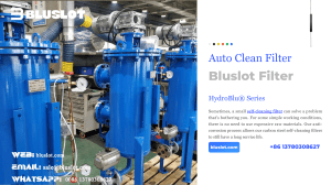 Bluslot® Self Cleaning Filtration Systems for Industrial Cooling Water