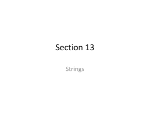 Section13 STRINGS
