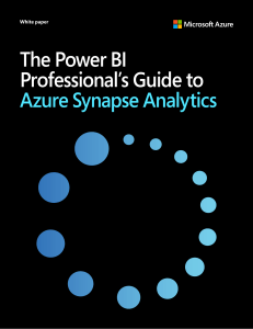 The Power BI Professional’s Guide to Azure Synapse Analytics