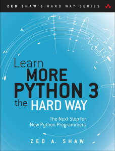 Learn more python the hard way