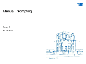 Manual Prompting