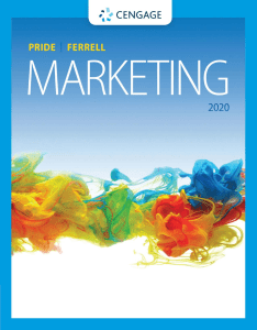 Marketing Textbook: Pride & Ferrell, 2020 Edition