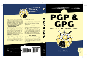Michael W Lucas - PGP & GPG  Email for the Practical Paranoid-No Starch Press (2006)
