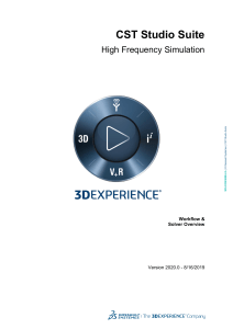 CSTStudioSuite-HighFrequencySimulation