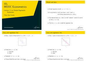 Lecture 1.3-4on Econometrics