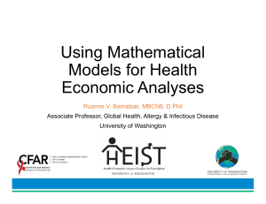 HEIST Session 5 Modeling for health economics Barnabas 112018