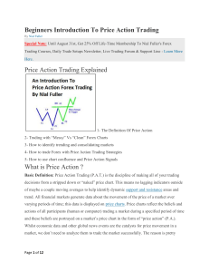 Beginners Introduction To Price Action Trading