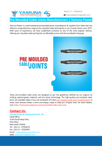 Pre-Moulded Cable Joints Manufacturers