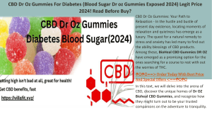 CBD Dr Oz Gummies Diabetes Blood Sugar