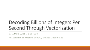 Decoding Billions of Integers Per Second Through Vectorization