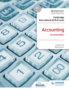 Cambridge International AS and A Level Accounting Second Edition (Ian Harrison, David Horner) (Z-Library) (1)