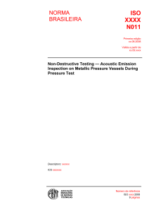 N011 NWIP annex (NDT - Inspection on Metallic Pressure Vessels During Pressure Test) - Draft