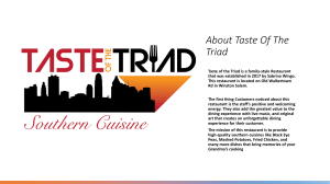 Small Business-Taste Of The Triad
