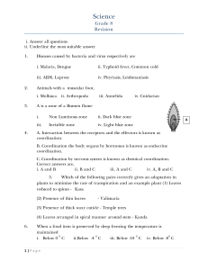 Science 8 rivision third term