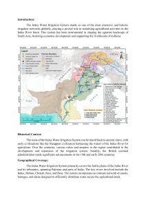 Indus Basin Irrigation Sysem