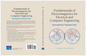 Electromagnetics Textbook for Electrical & Computer Engineering