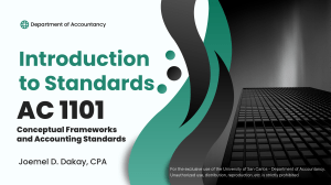 AC 1101 Introduction to Standards
