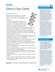NOVA-The Ghost in Your Genes